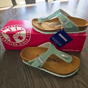 Birkenstocks Gizeh Kids Cosmic Sparkle Mineral